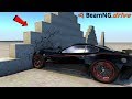 BeamNG Drive highest horsepower meets indestructible wall