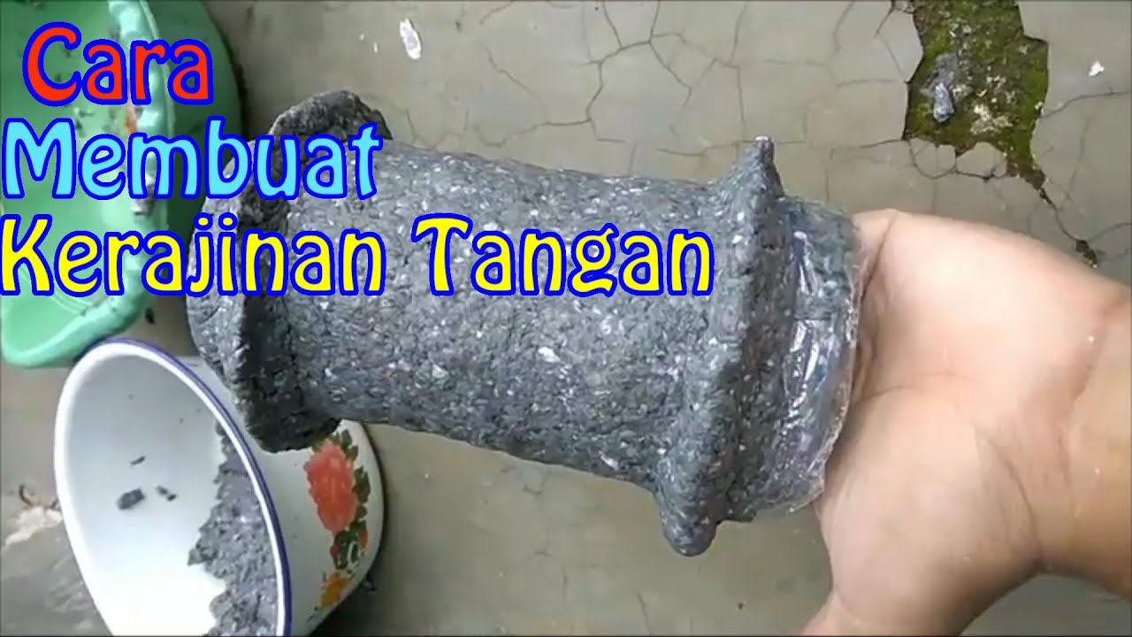 Tutorial Buat  Kerajinan  Dari Daur Ulang Bubur Kertas  YouTube