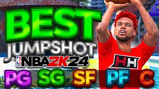 BEST JUMPSHOTS for EVERY 3PT RATING, HEIGHT & BUILD on NBA2K24! BEST SHOOTING SETTINGS & TIPS 2K24! screenshot 3