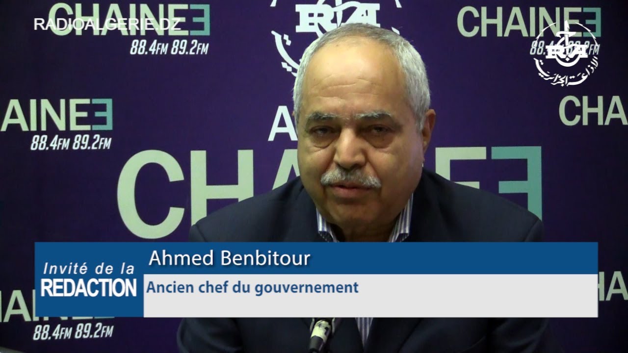 Ahmed Benbitour ancien chef du gouvernement