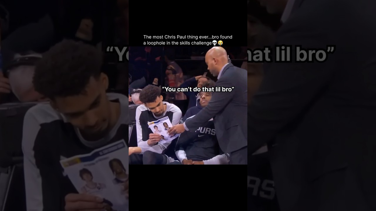 Wemby knew everyone would blame Chris Paul🥀 #shorts