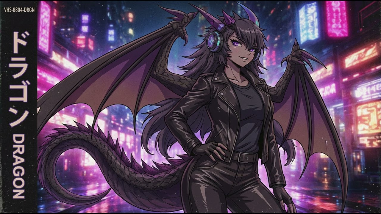 Synthwave Cyberpunk Mix | Darksynth for Night Drive | Dragon (8804 九月- カ)