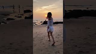 Mouni Roy looks absolutely dreamy in white as she walks on the beach #shorts #mouniroy screenshot 3