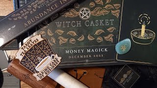 Witches Casket December 2022 - Money Magick subscription box