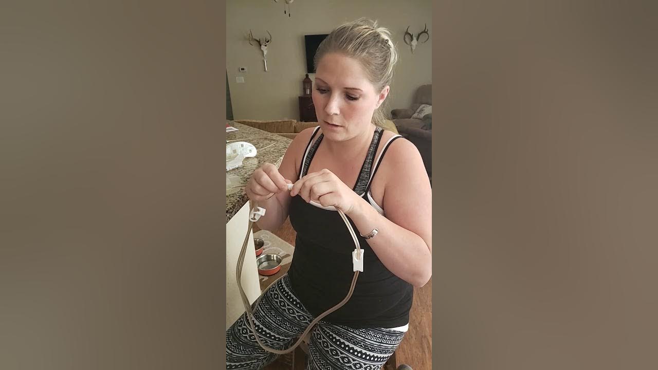 Showing my wound vac and changing canisters YouTube