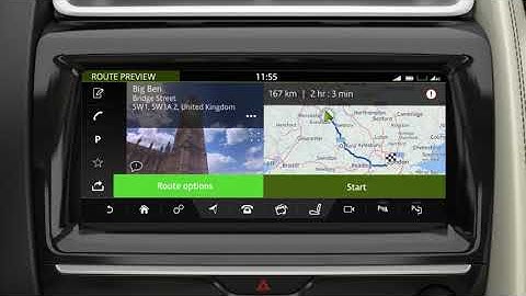 Jaguar E-PACE 2019 | InControl Touch Pro Navigation - Entering a Destination