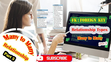 Many to Many Relationship Types part 5 آموزش کلید خارجی در مای اسکول قسمت پنجم رابطه چند به چند)