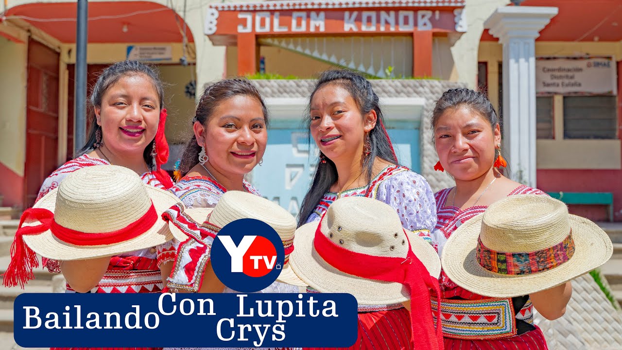 Marimba 13 Baktun, Bailando Con Lupita Crys, Yechel TV en Santa Eulalia