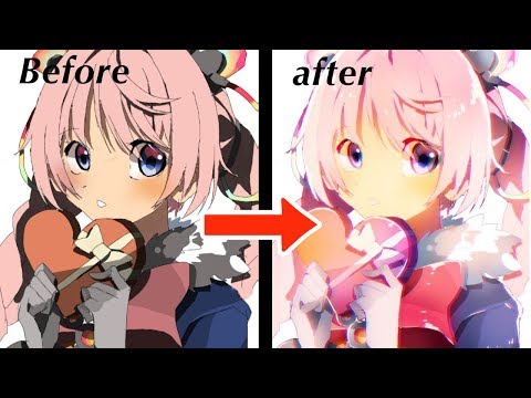 透明感のある加工のやり方 アイビスペイント Youtube