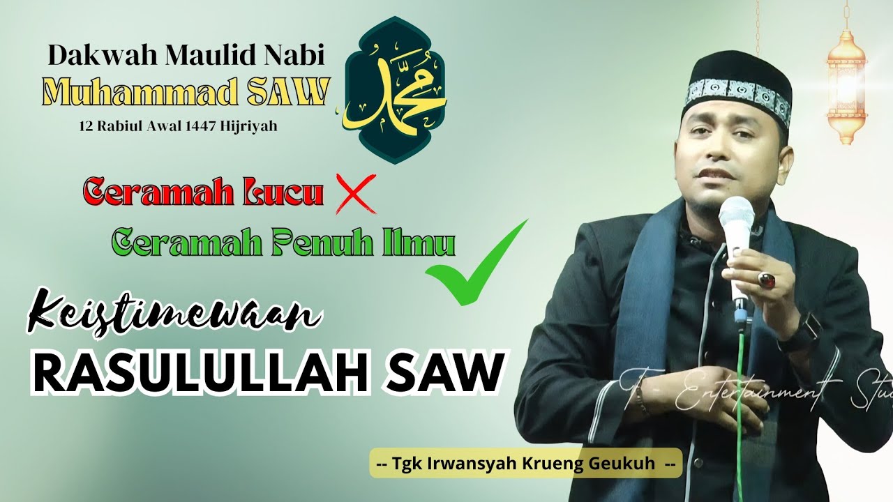DAKWAH MAULID 1447 H - Tgk Irwansyah krueng geukuh || Gp Paya Punteut Lhokseumawe 