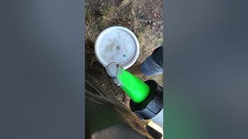 Building a Log Cabin on our Property Video 40 -- Filling & Using a Chinking Gun