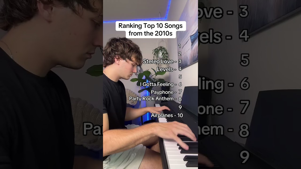 Ranking Top 10 Songs of the 2010s #piano #ranking