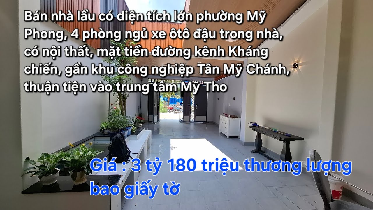 Tập 1463 : Nhà lầu gần khu công nghiệp Tân Mỹ Chánh, có diện tích lớn, gần trung tâm Mỹ Tho