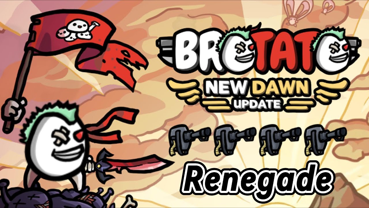 This Is What Six Cursed Legendary Chain Guns Looks Like | Renegade (Brotato Danger 5 Guide)
