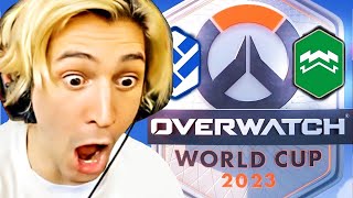 xQc Reacts to Overwatch World Cup Semi-Finals