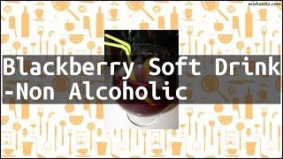 Recipe Blackberry Soft Drink -Non Alcoholic screenshot 5