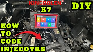 How To Code Injectors Step By Step Guide | Kingbolen K7 Diagnostic Scanner Tool screenshot 4