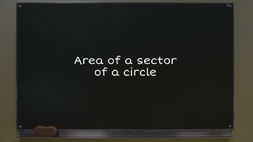 Oppervlakte van een sector van een cirkel