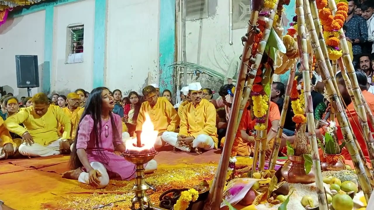 जागरण गोंधळ पाटोळे परिवाराचा (शहापूर ) विधिकर्त श्री अरुण महाराज निचिते (21-3-2025) भाग 1 पहिला