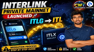 Verified ITLG Migration Process to ITLX Wallet | InterLink Private Mainnet | Complete Telugu Guide 