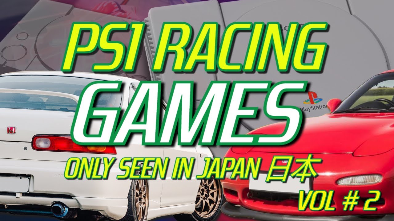 PS1 Racing Games Only Seen In Japan VOL 2 PS1 Games List YouTube