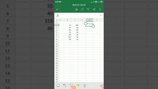 How to use Microsoft Excel multiply Formula in Android phone | #Shorts screenshot 4