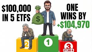 $100,000 In 5 ETFs — The Best ETF Became The Worst The Day I Stopped Reinvesting