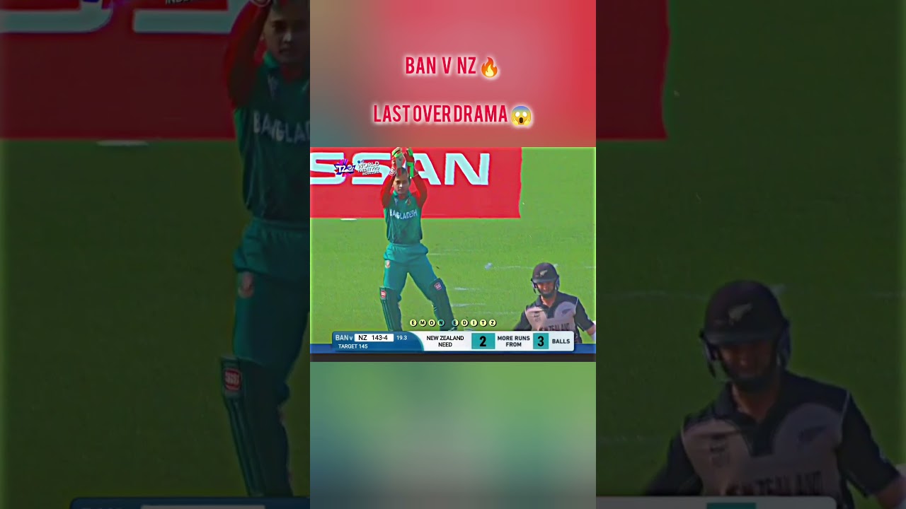 last over drama 😭 