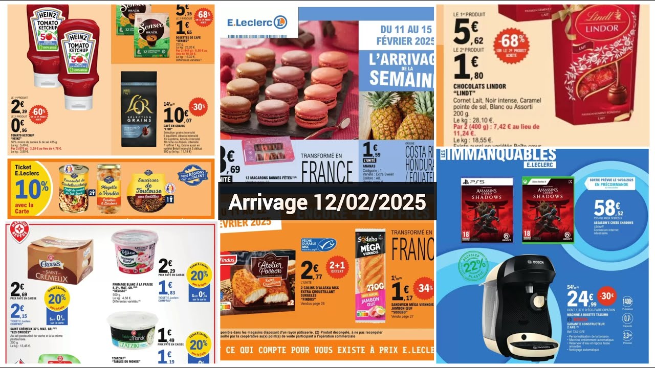 🌸 LECLERC CATALOGUE CETTE SEMAINE PROMO ️12/2/2025 💯 #bonplan #