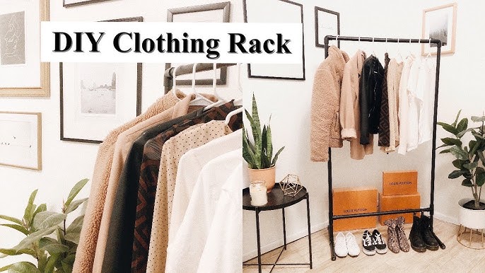 DIY Clothing Rack - A Beautiful Mess