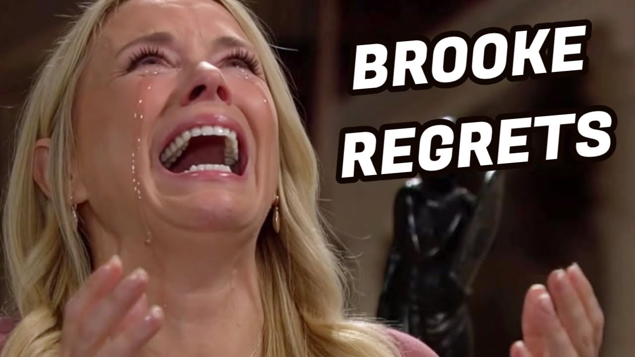 Brooke burst into tears of regret when she learned the secret Katie was hiding B&B Spoilers