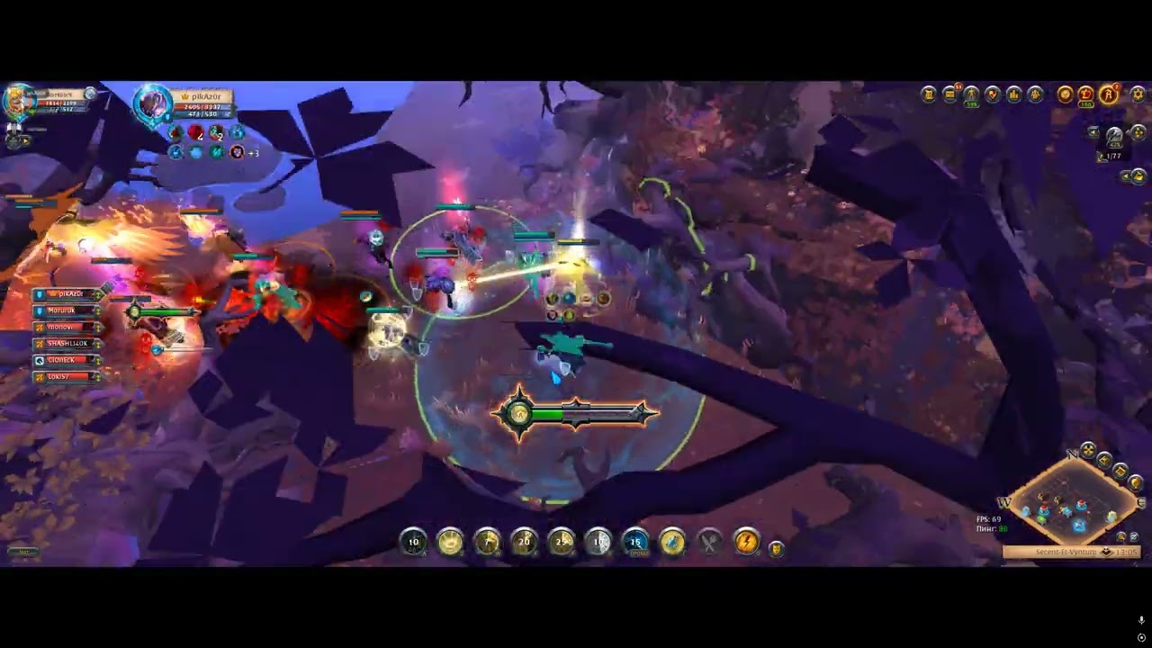 Albion Online | AVA ROAD FIGHT 7X7 FRONT TO BACK | 