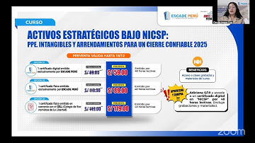 CURSO EN ACTIVOS ESTRATÉGICOS BAJO NICSP - DR. CPC. WALTER APAZA MENDOZA
