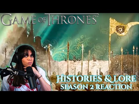 Game of Thrones HISTORIES & LORE Season 2 Reaction 📖🧟♂️🐉 #got #gameofthrones #historiesandlore