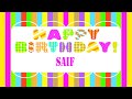 Saif   Wishes & Mensajes - Happy Birthday