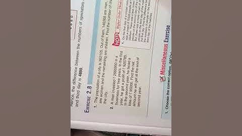 Class-4 th ( math), exercise-2.8