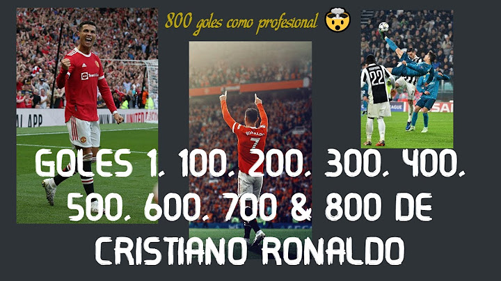 CRISTIANO RONALDO llega a 800 GOLES 🤯| Goles 1, 100, 200, 300, 400, 500, 600, 700 & 800 del Bicho 🐐