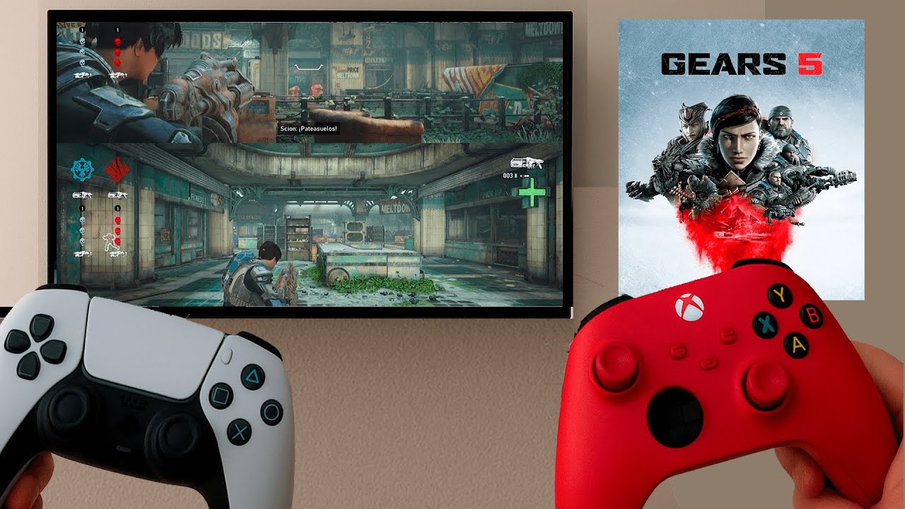 Como jugar GEARS OF WAR 5 de 2 a 3 jugadores en una pantalla (CUALQUIER PLATAFORMA)