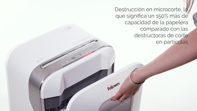 Destructora de documentos  Basics en español 💪🏆📃📃💿📀💳💳 