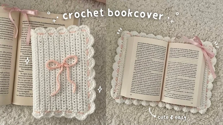 How to crochet a book cover 📚✨| Easy step by step tutorial 
