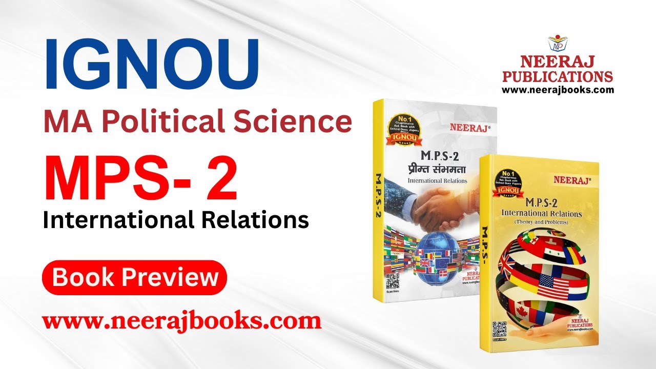 IGNOU MA Political Science | MPS-2 Help Book (Guide) | Free Preview by Neeraj Publications