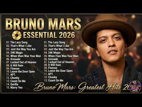 The Essential Bruno Mars 2026: Full Album Greatest Hits