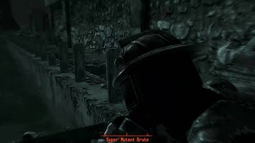 Fallout 3 - Super Mutant Brute killed by BB Gun