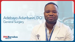 Meet Dr Adebayo Adunbarin General Surgery