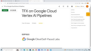 TFX on Google Cloud Vertex AI Pipelines GSP1023 Lab solution || coursera lab solution