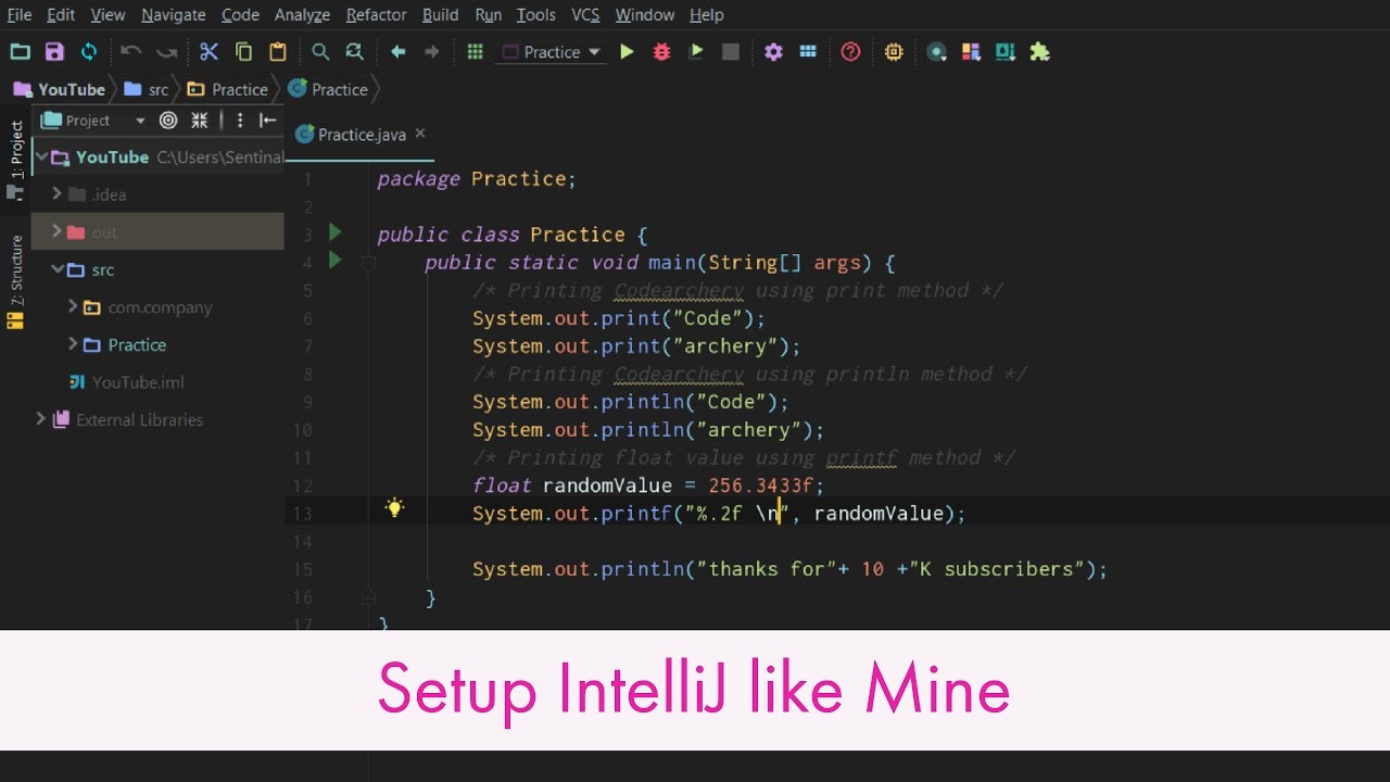 9 Setup Intellij Idea Like Mine Material Dark Theme Youtube