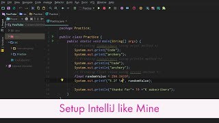 9 - Setup IntelliJ Idea like Mine | Material Dark theme