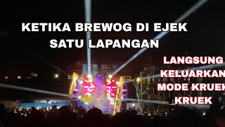 Brewog Di Ejek Satu Lapangan Langsung Keluarkan Mode Kruek Kruek Di Karnaval Petung Bangsalsari 