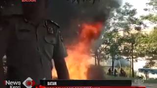 MOBIL PELANGSIR BBM TERBAKAR