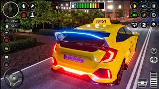 #10 🚖LOS ANGELES TAXI DRIVE GAME PLAY || I became taxi driver || car drive game || taxi gaming video screenshot 3